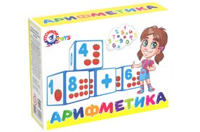 Набір кубиків 0243 "Арифметика" ТЕХНОК