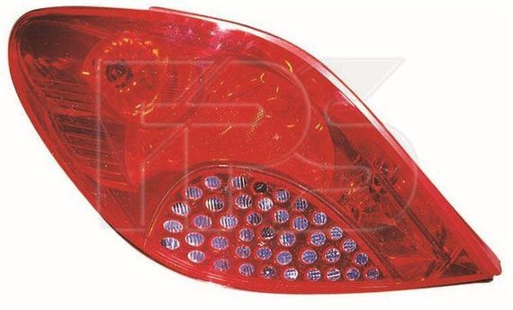 Фонарь задний левый Peugeot 207 '06-09 (3/5 DOOR HB) (DEPO)