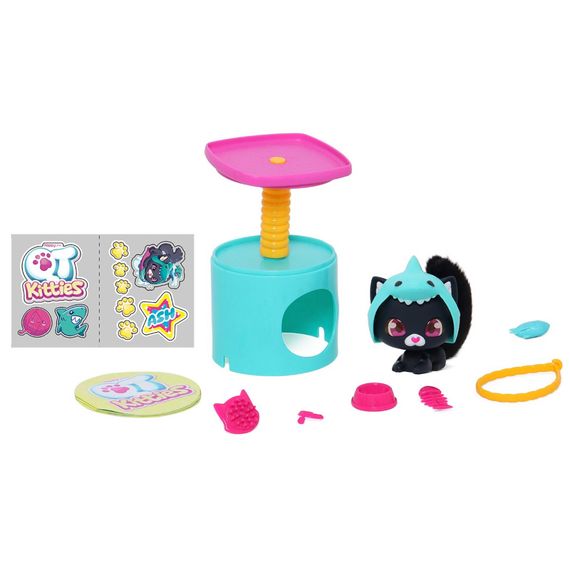 Детский игровой набор "Котенок Эш" QT Kitties 450001-6 фигурка, домик, аксессуары | Зображення 5