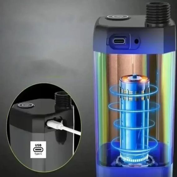 Портативний душ із насосом на акумуляторі MaxFlow 6000 mA із зарядкою від USB, Душ похідний | Зображення 4