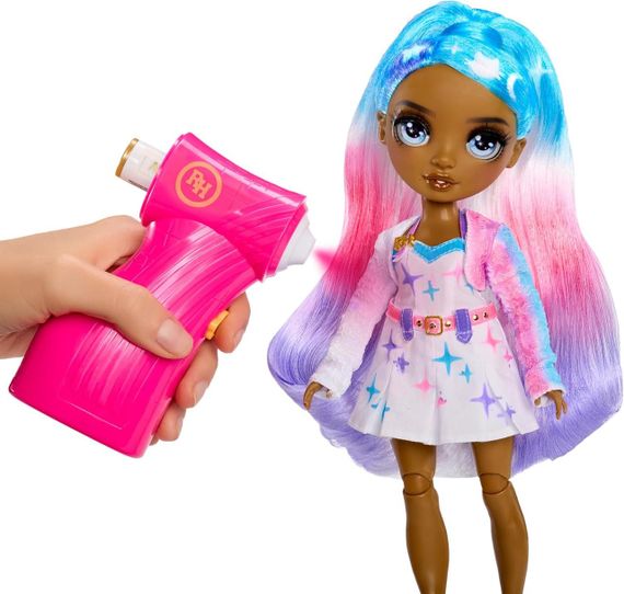 Лялька Рейнбоу Хай з аерографом, сірі очі Оригінал Rainbow High Air Brush & Create DIY Fashion Doll | Зображення 2