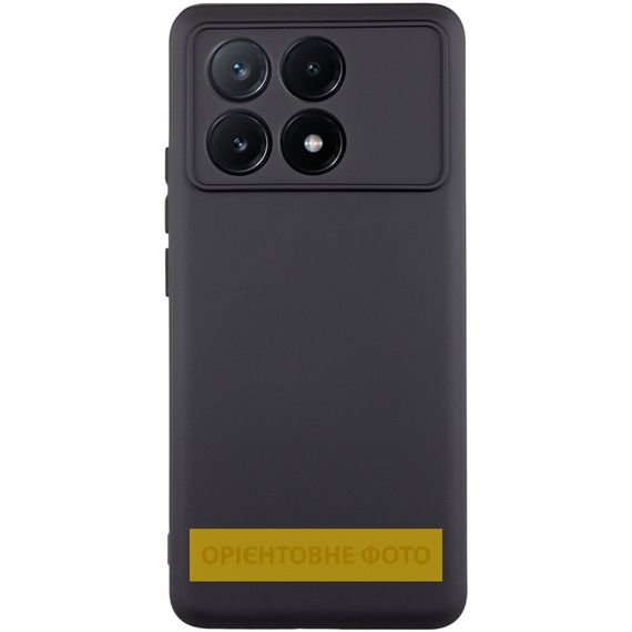 Чохол TPU GETMAN Liquid Silk Full Camera для Xiaomi Poco X8 Pro Max Чорний / Black