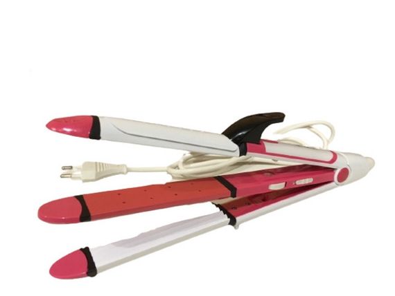 Плойка 4в1 (стайлер, утюжок, щипцы, гофре для волос) для густого и нормального типа волос Gemei GM-2921 | Зображення 2