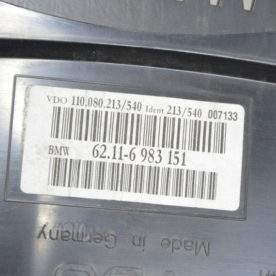 Приладова панель BMW 5 E60 2003-2010 Спідометр щиток приборів БМВ е60 62116983151 6983151 | Зображення 4