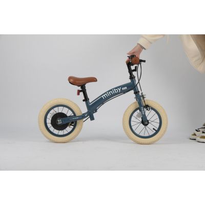 Детский велосипед QPlay Miniby 3 в1, біговел 12&quot;, Grey-Blue (CB02MiniBy12Grey-Blue) | Зображення 7