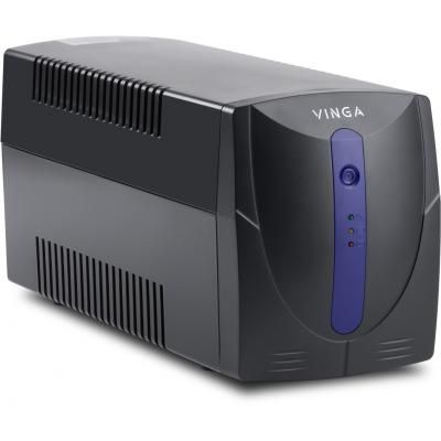 Пристрій безперебійного живлення Vinga LED 800VA plastic case (VPE-800P) | Зображення 1