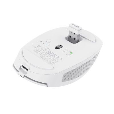 Мышка Trust Ozza compact Bluetooth/Wireless/USB-A White (24933) | Зображення 4