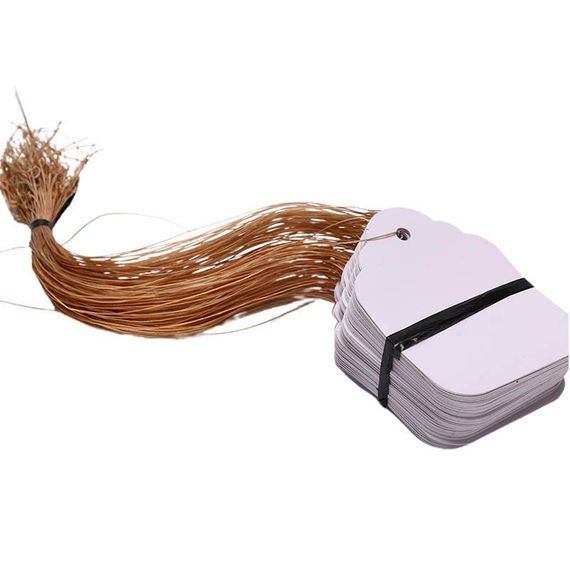 Висячие водонепроницаемые бирки, 100шт. | Зображення 1