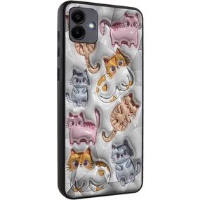 TPU+PC чохол Prisma Fluffie для Samsung Galaxy A05 Kittens