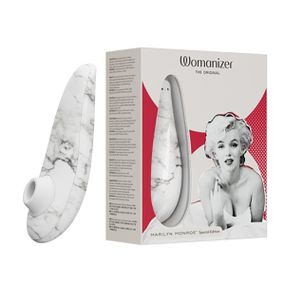 Вакуумный стимулятор клитора Womanizer Marilyn Monroe White Marble sexstyle