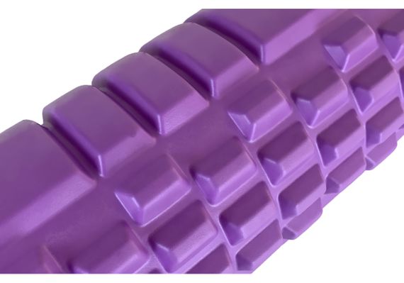 Масажний ролик EasyFit Grid Roller 33 см v.1.1 Фіолетовий (EF-2020a-V) | Зображення 1