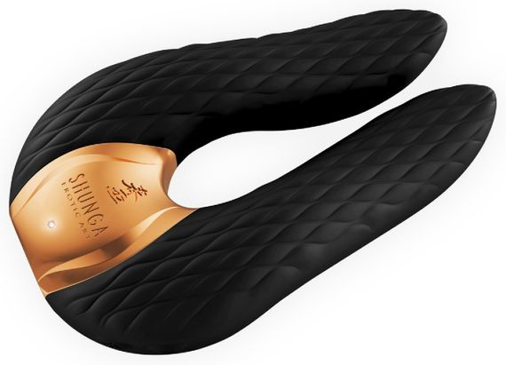 Кліторальний вібратор Shunga Aiko чорного кольору, 10.5 х 6.5 см Sex Aura | Зображення 1