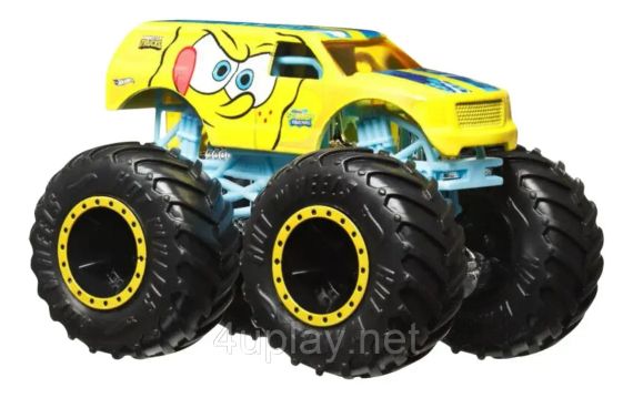 Подарочный набор 2 монстр-трака Hot Wheels Губка Боб Квадратные Штаны и Патрик Стар | Зображення 2