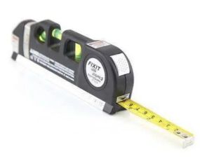 Лазерный уровень со встроенной рулеткой FIXIT Laser Level Pro 3 4в1 рулетка линейка