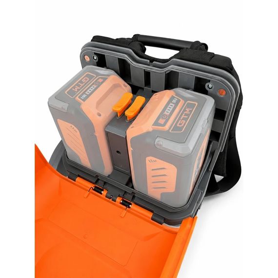 Повітродув акумуляторний GTM ABR56/1360BL ранцевий (90 м/с, 22.7 м3/хв, BL, GTM 56 В, без акумуляторів та зарядного пристрою) | Зображення 3