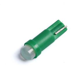 Автолампа Terra T5 W2x4.6d COB, зеленый, 12V, 1W