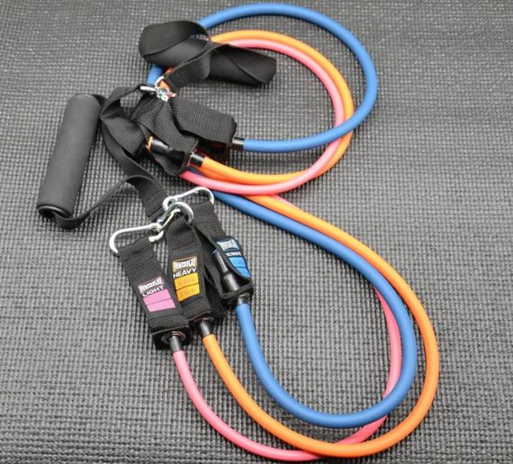 Набір трубчастих еспандерів PowerPlay PP-4101 Expander Tube Set 3 шт (до 18,2 кг.) (PP-4101_3set) | Зображення 2