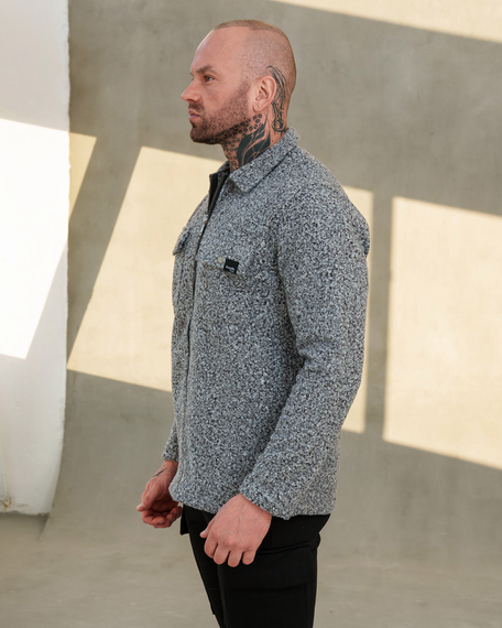 Куртка-рубашка Барашек графит S L | Зображення 4