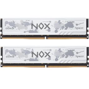 Модуль памяти для компьютера DDR5 32GB (2x16GB) 5600 MHz NOX White Apacer (AH5U32G56C522MWAA-2)