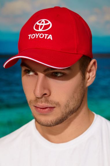 Мужская кепка «Toyota» (1331) красный
