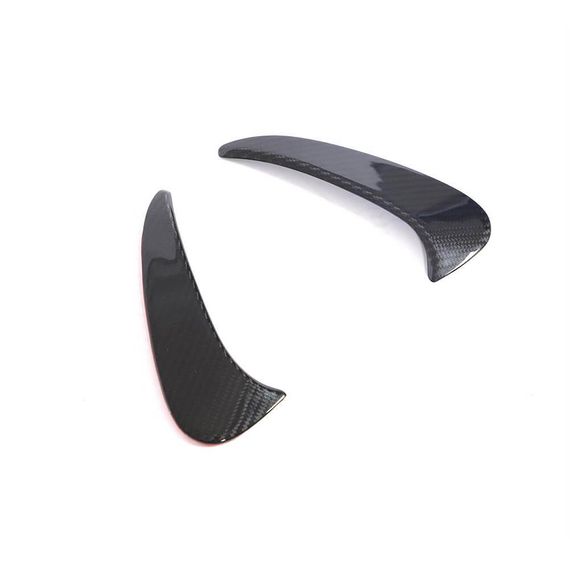 Накладки на задній бампер (для AMG-Line, Карбон) для Mercedes GLA H247 2020- рр | Зображення 2