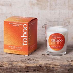 Масажна свічка - Taboo Peche Sucre, 60 г