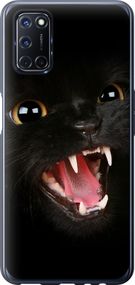 Чехол на Oppo A52 Чёрная кошка "932u-1930-17620"