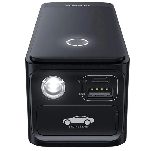 Пусковий пристрій (бустер) для автомобіля Baseus Super Energy Alpha Series 6000 mAh (C00259200121) Cosmic Black | Зображення 2