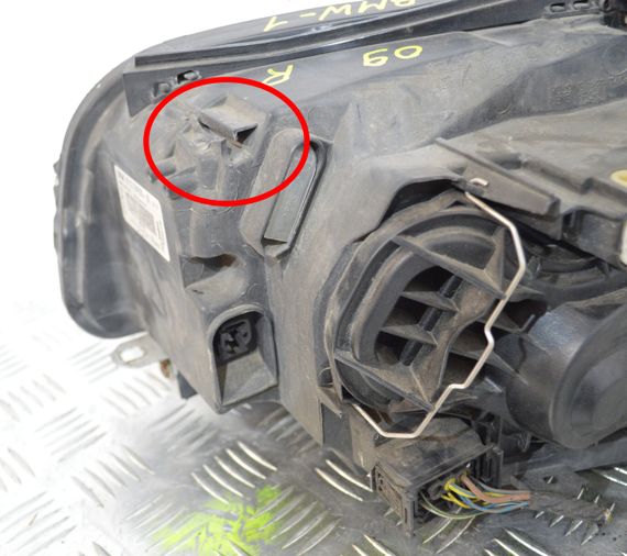 Фара права BMW E81 E82 E87 E88 2007-2011 рестайлінг Фара передня права БМВ е81 е82 е87 е88 7249650 63127249650 | Зображення 4