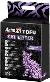 Наповнювач для котячого туалету AnimAll ТОФУ Лаванда  6 л