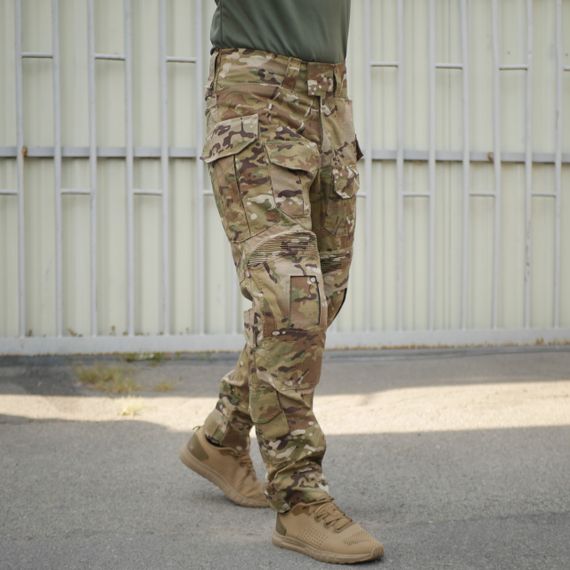 Штани тактичні з вставними наколінниками “YEVHEV” Gen-3 Multicam | Зображення 6