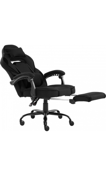 Кресло геймерское GT RACER X-2748 Fabric Black Suede | Зображення 6