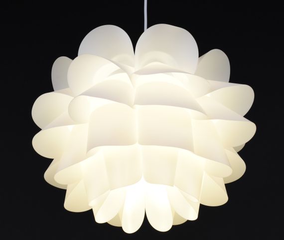 Люстра підвісна на 1 лампочку 27928 Білий 30-170х40х40 см. | Зображення 9