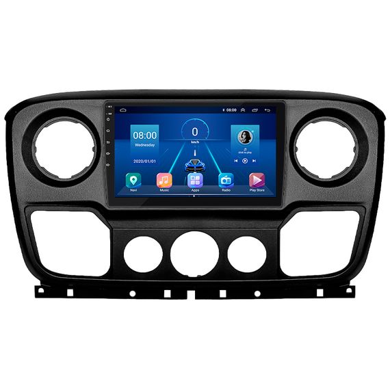 Штатна магнітола Lesko для Opel Movano B 2010-2019 екран 10" 4/64Gb 4G Wi-Fi GPS Top