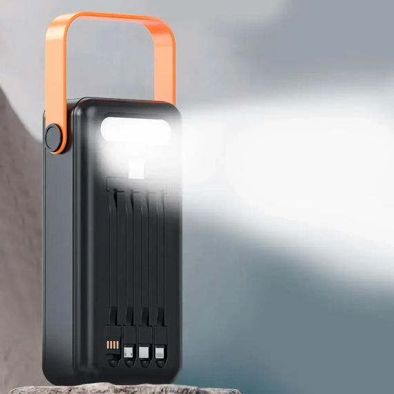 Зовнішній акумулятор / Повербанк YM-636CX 60000mAh / Power Bank SOLAR 4хUSB | Зображення 4