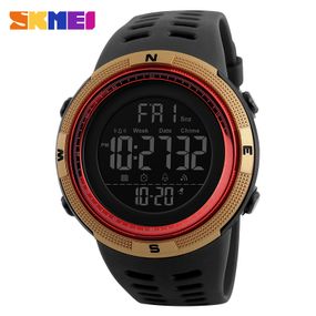 Чоловічий годинник Skmei 1251GDRD Black-Gold-Red