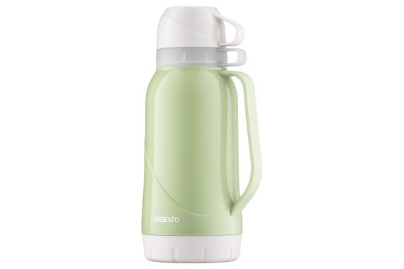Термос ARDESTO  Gemini Gourmet 1800 мл, пластик, скляна колба, зелений (AR2618GRG) | Зображення 4