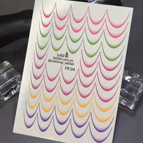 Слайдер для френча Mi FR04 на водяній основі (7x10см)