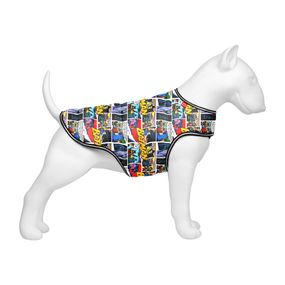 Курточка-накидка для собак WAUDOG Clothes, малюнок "Бетмен комікс", XS, А 26 см, B 33-41 см, С 18-26 см