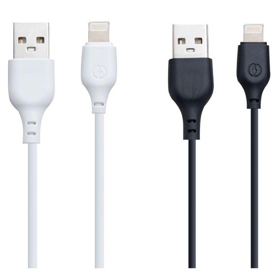 Кабель USB XO NB103 Lightning Колір Бiлий | Зображення 1