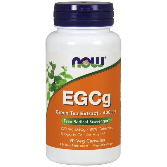 Зелений чай NOW Foods EGCg Green Tea Extract 400 mg 90 Veg Caps