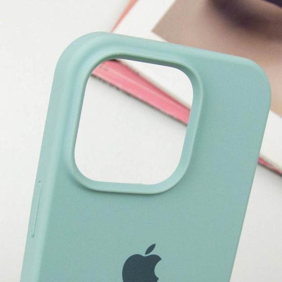 Чохол Silicone Case Full Protective (AA) для Apple iPhone 15 Pro (6.1") Бірюзовий / Beryl | Зображення 2