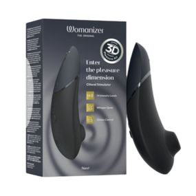 Вакуумный клиторальный стимулятор Womanizer Next Black, черный Sex Aura