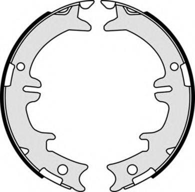 Гальмівні колодки барабанні Brembo BREMBO S83542 на TOYOTA ESTIMA (TCR2_, TCR1_)