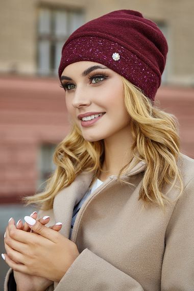 Шапка «Маритим» бордовый