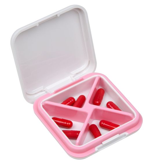 Кейс для капсул Fitseven UZSPACE TP005WP, білий з ромбами | Зображення 1