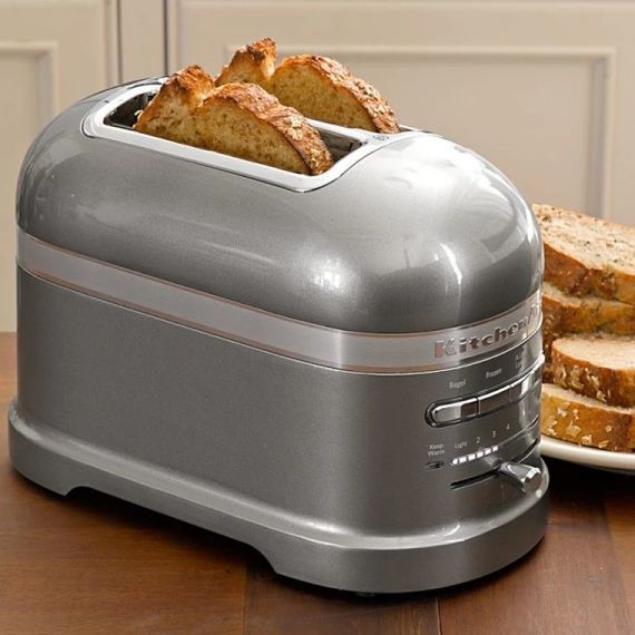 Тостер KitchenAid Artisan 5KMT2204EMS 1250 Вт сріблястий | Зображення 1
