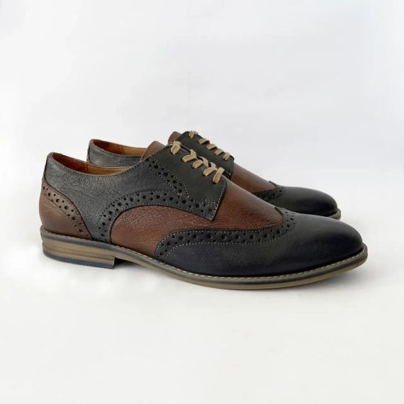 Шкіряні туфлі Covalli - виглядай модно 45 розмір | Зображення 1