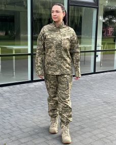 Тактичний статутний жіночий костюм ЗСУ Піксель мм14 Military