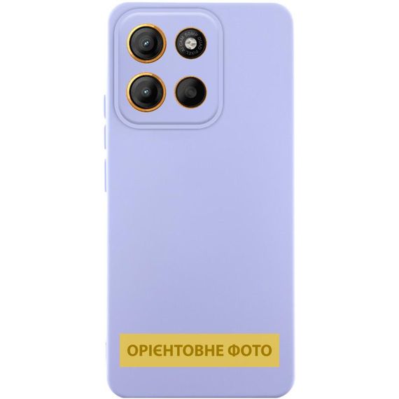 Чехол Silicone Cover Ummi Lakshmi Full Camera (AA) для Motorola Moto G56 5G Сиреневый / Dasheen